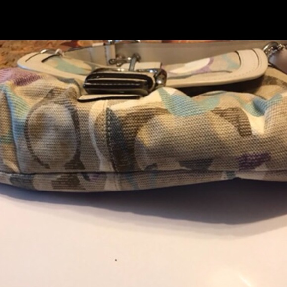 Coach multicolor logo purse/handbag - Picture 2 of 8